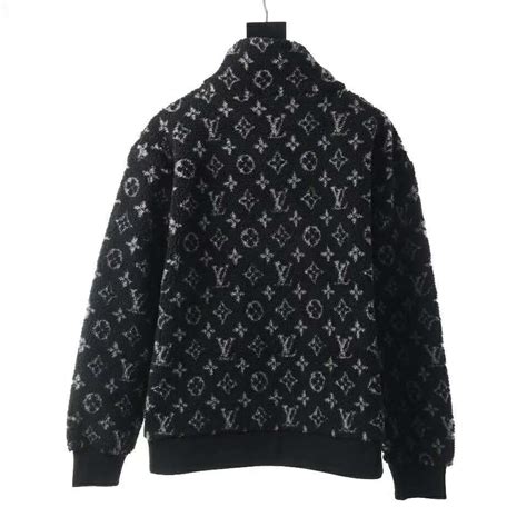 louis vuitton jacquard fleece|Louis Vuitton jacket with pouches.